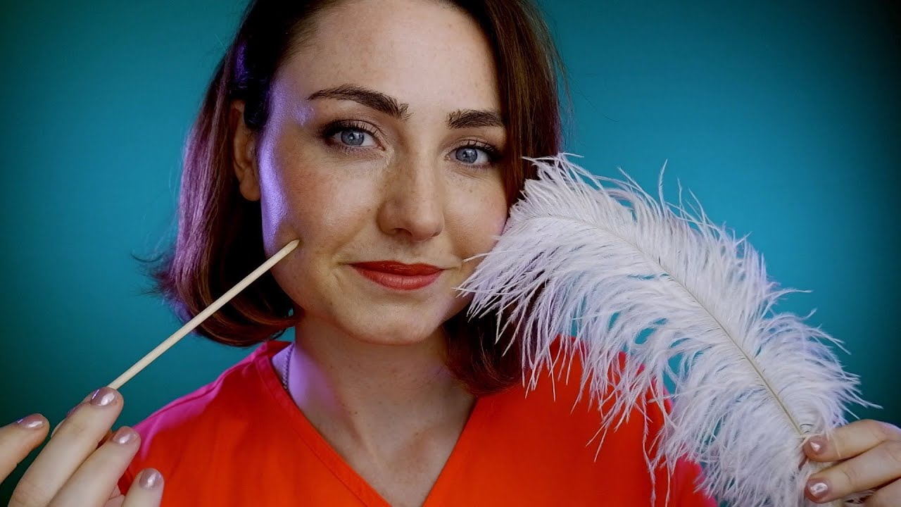 ASMR - CRANIAL NERVE (V) - Trigeminal nerve - SHARP or SOFT sensation test
