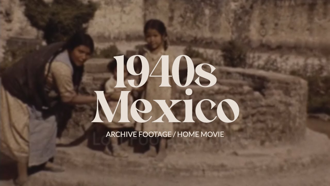 1940s Mexico City | Vintage Archival Film of Urban Life & Culture