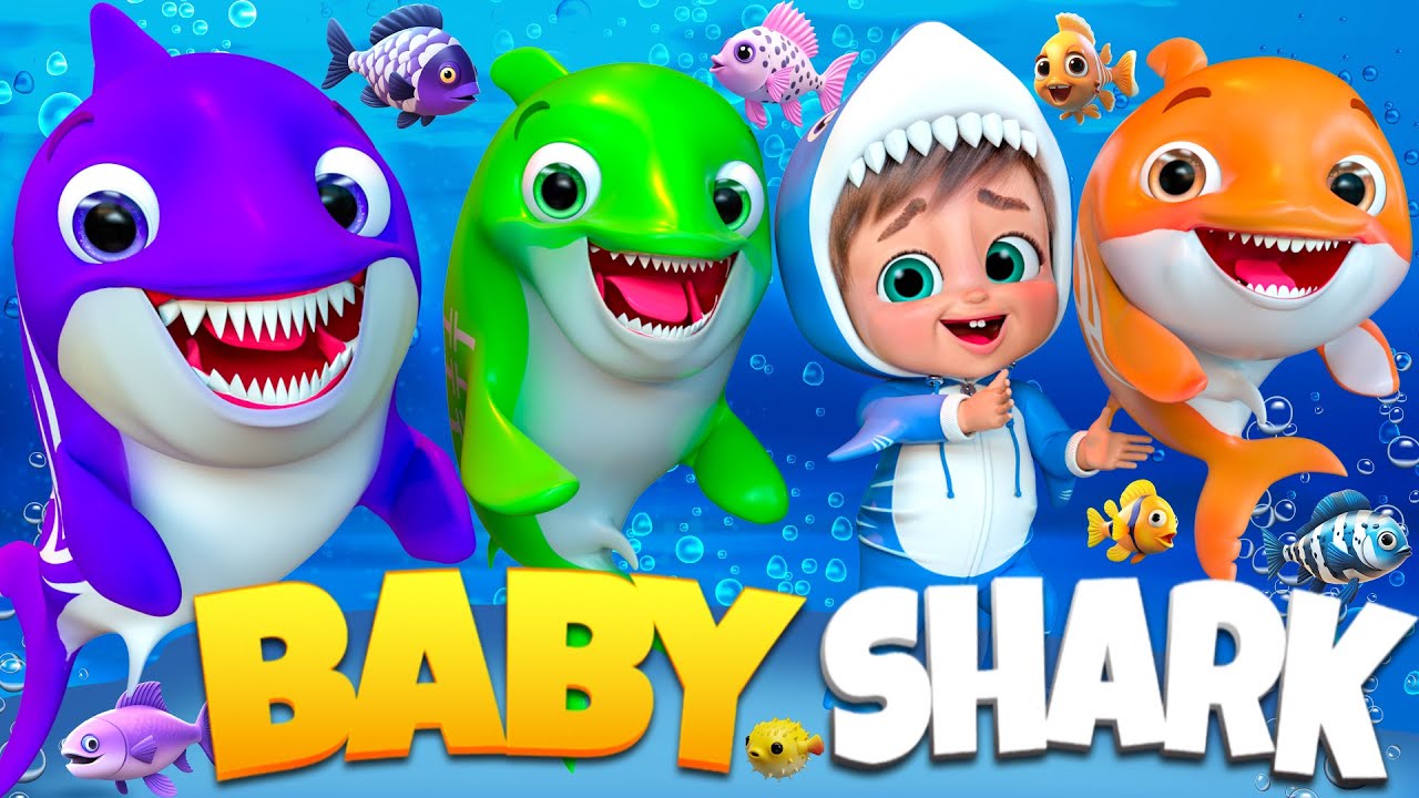 Baby Shark at the Beach - Kids Songs & Nursery Rhymes #BabyShark #NurseryRhymes