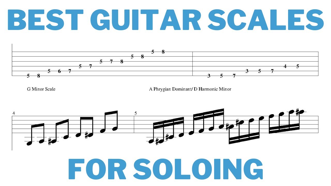 6 Best Guitar Scales For Soloing