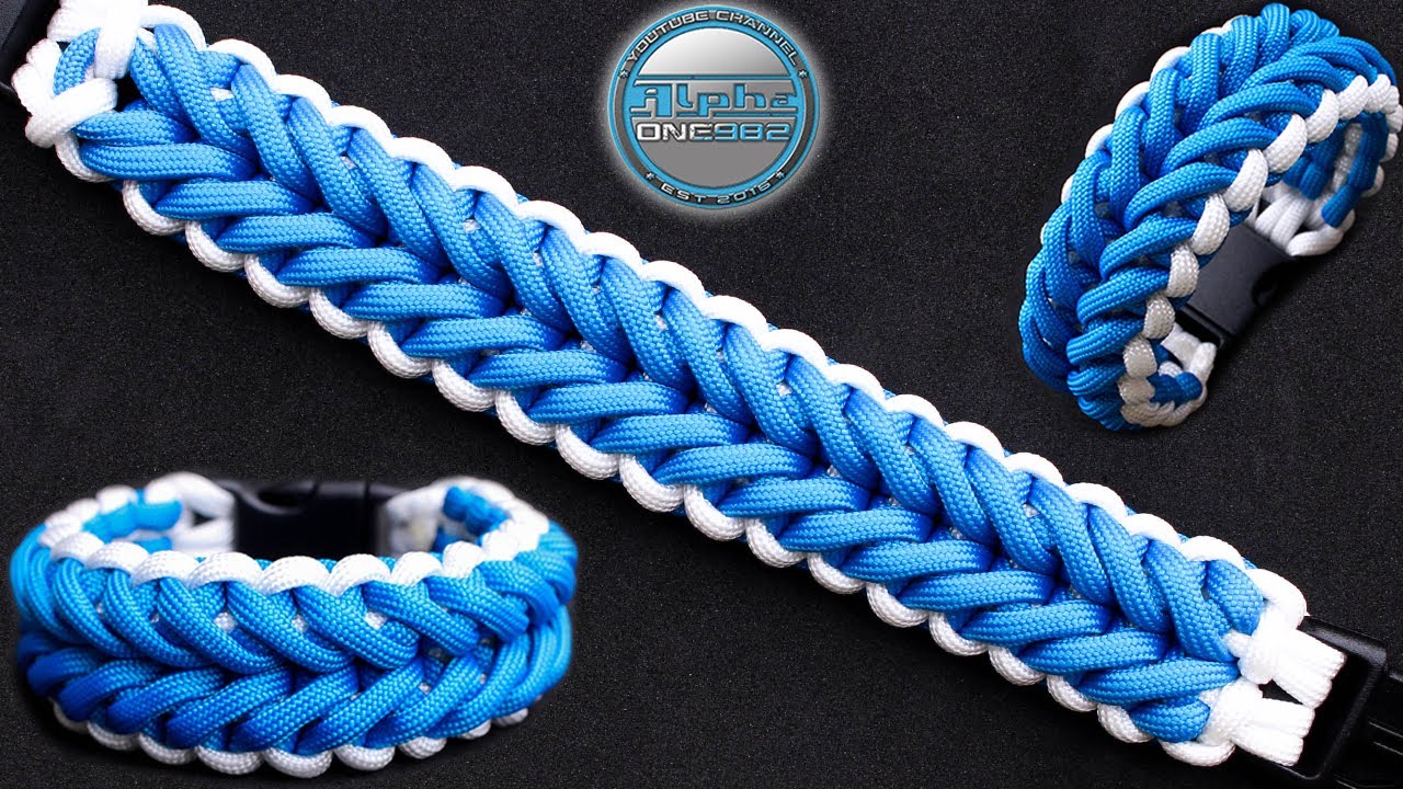 How to Make a Paracord Bracelet Barracuda Sinnet Modified Knot Tutorial DIY