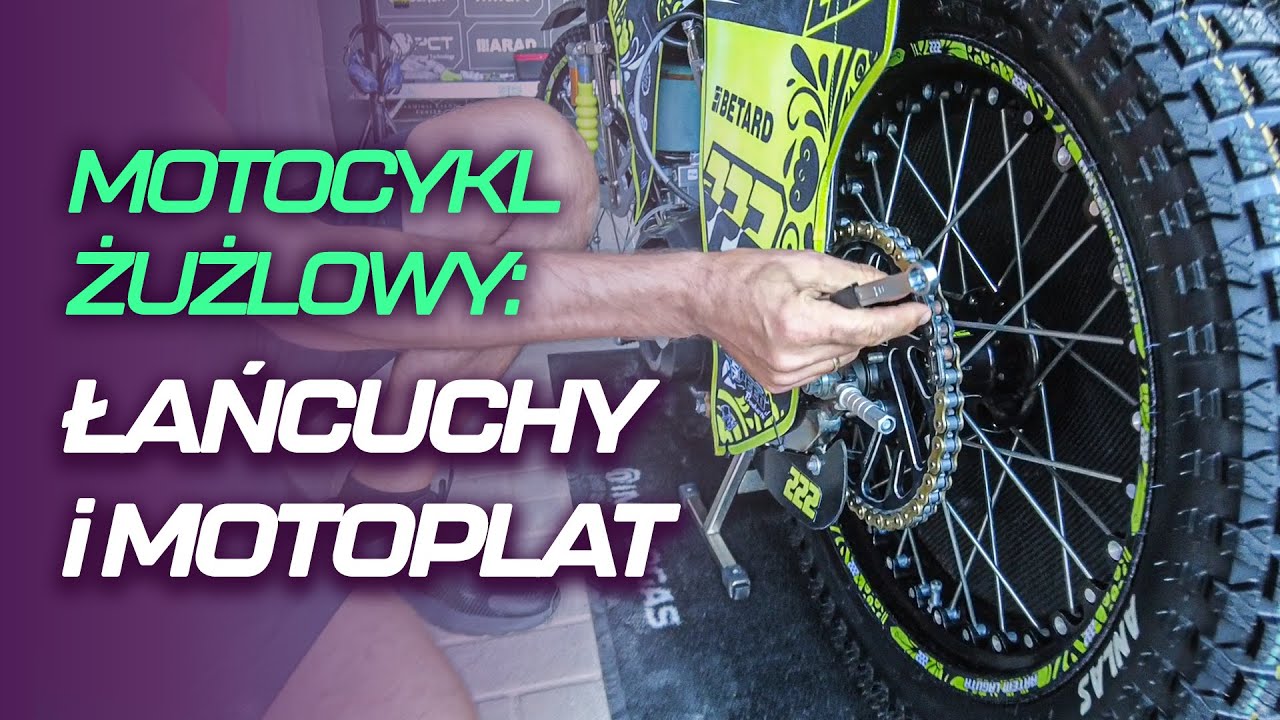 Speedway. Żużel. Vlog: Motocykl żużlowy: Łańcuchy i motoplat
