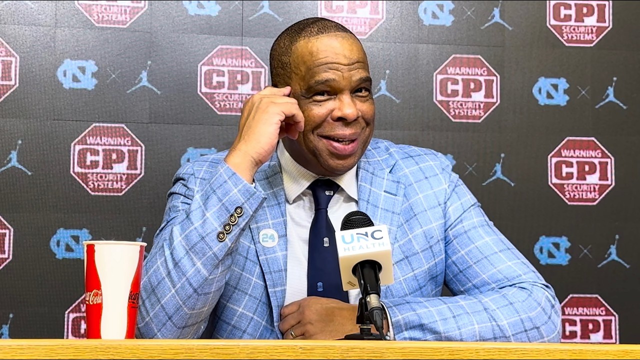 Hubert Davis Talks Clemson Win, Senior Night Emotions, & More | UNC Basketball