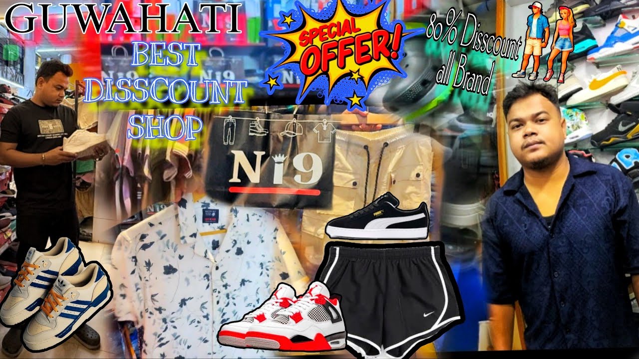 Thrifting clothes in Guwahati & shoe Market In Guwahati Ni9 Upto 80%  📍