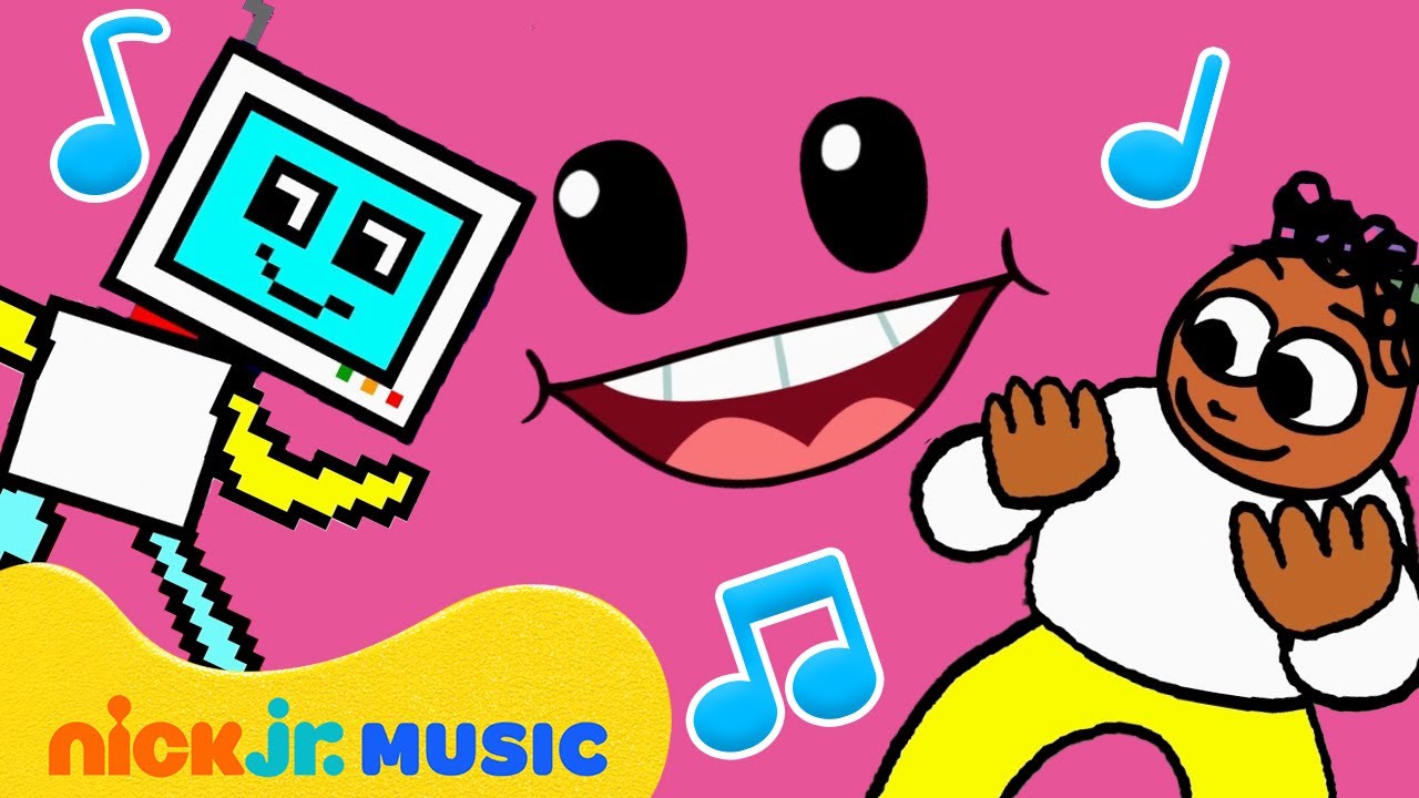 Face's Music Party Robots Song!! 🤖 Preschool Songs | Nick Jr. Music