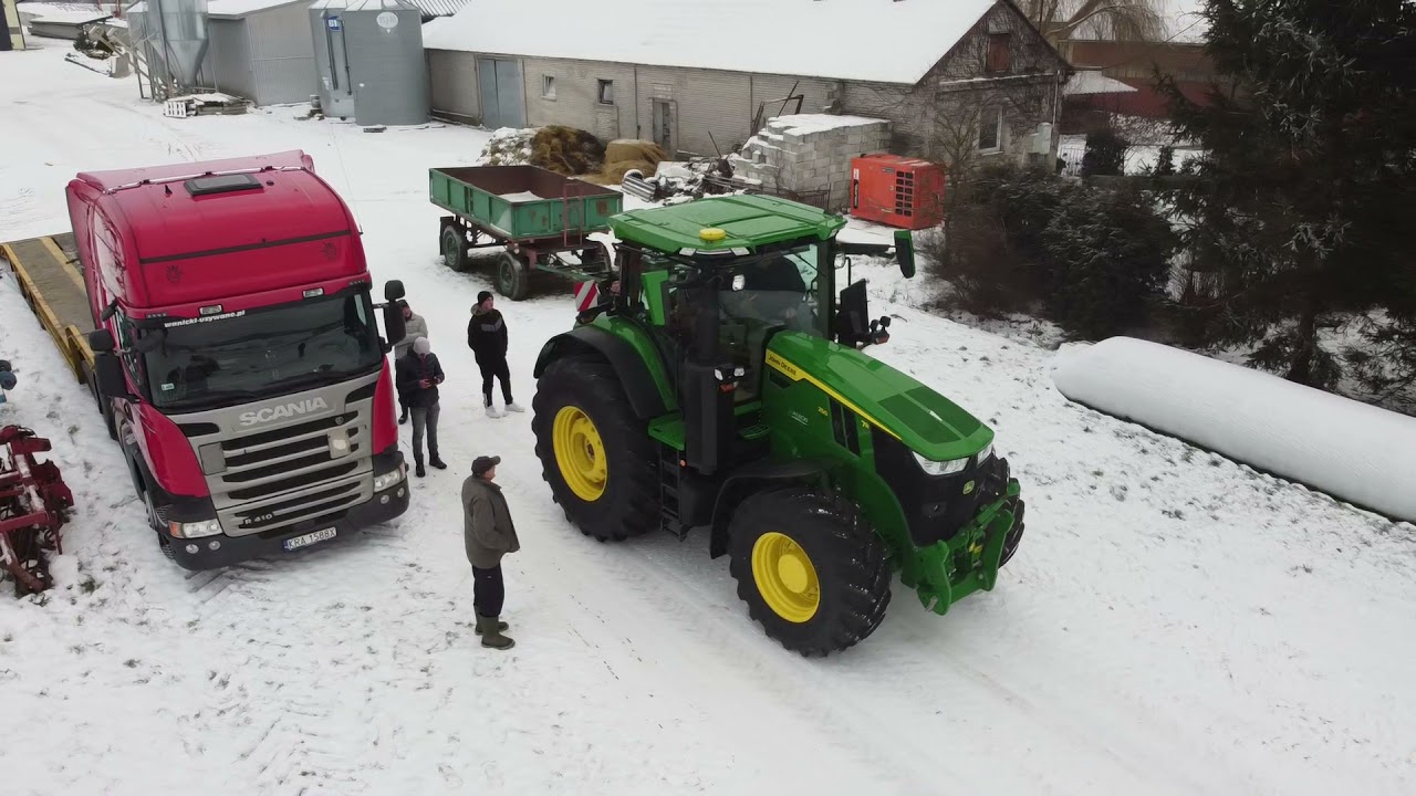 ☆Zimowe Testowanie Jelenia z firma Wanicki Agro☆|John Deere 7250r|