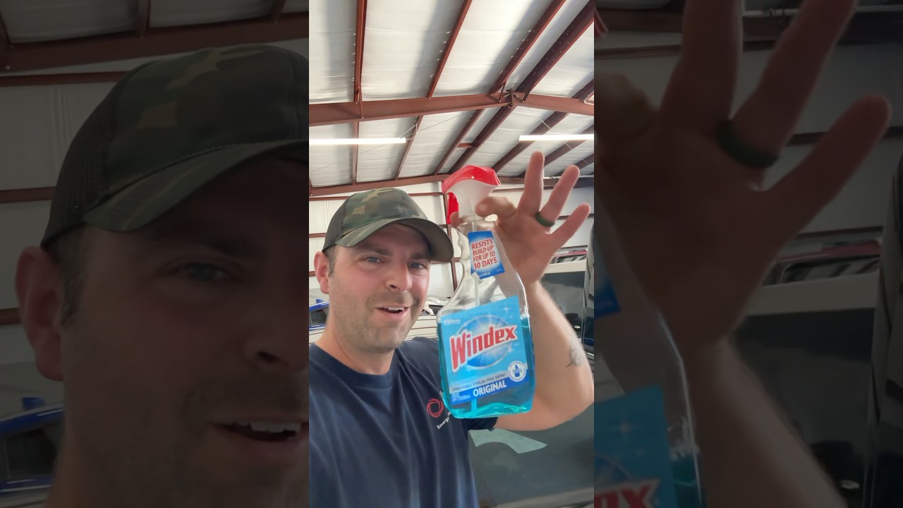 DONT USE WINDEX!!! Ammonia free window cleaner to prevent purple discoloring#automobile #windowtint