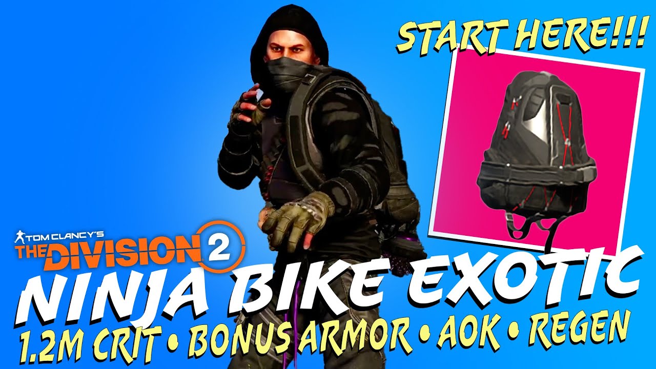 BEST NINJA BIKE EXOTIC BUILD WITH HEARTBREAKER • THE DIVISION 2 SEASON 11 • PVE