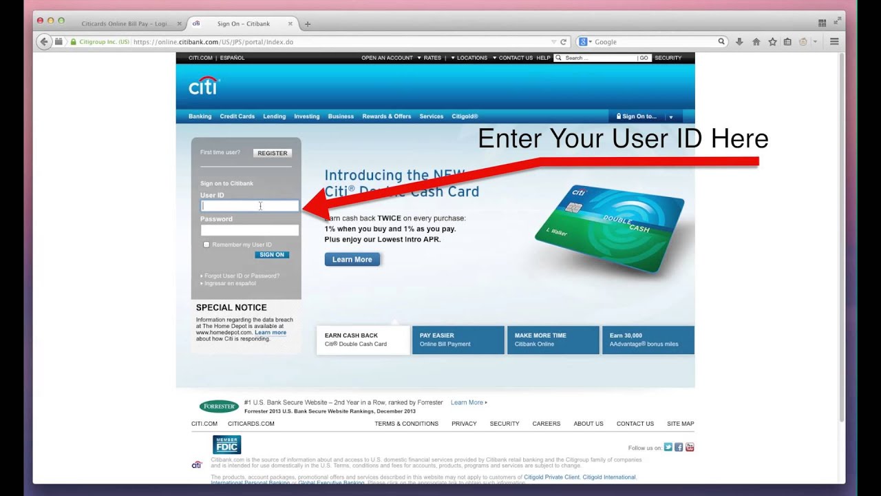 Citibank Credit Card Bill Payment Guide - Mybillcom.com
