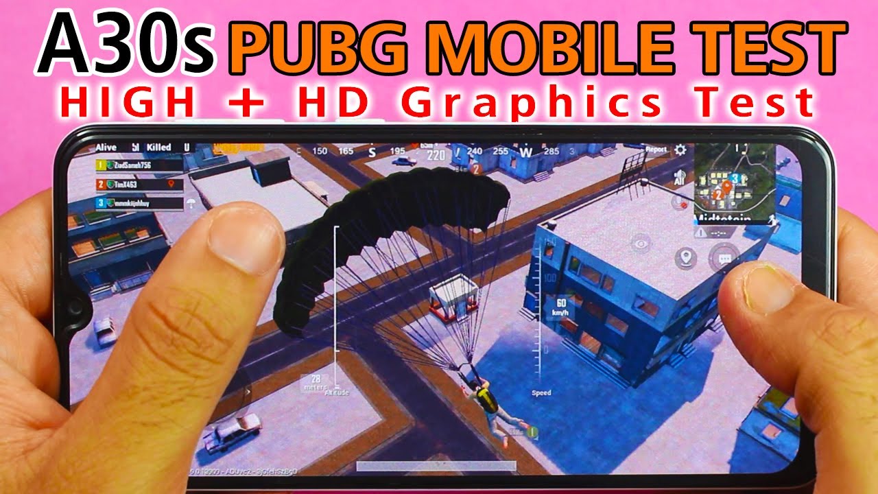 Samsung Galaxy A30s PUBG MOBILE TEST | High + HD Graphics Test🔥