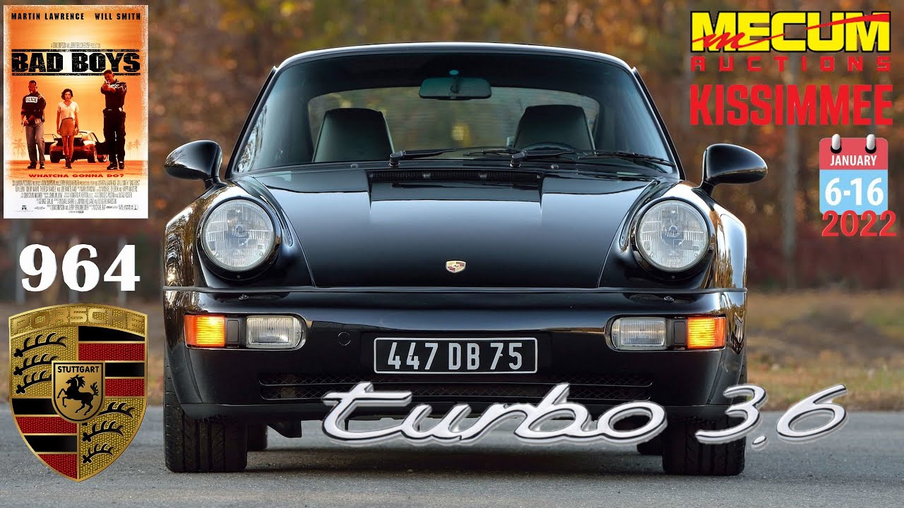 1994 Porsche 911 Turbo 3.6 - Mecum Kissimmee 06-16 января 2022, (ENG SUB)