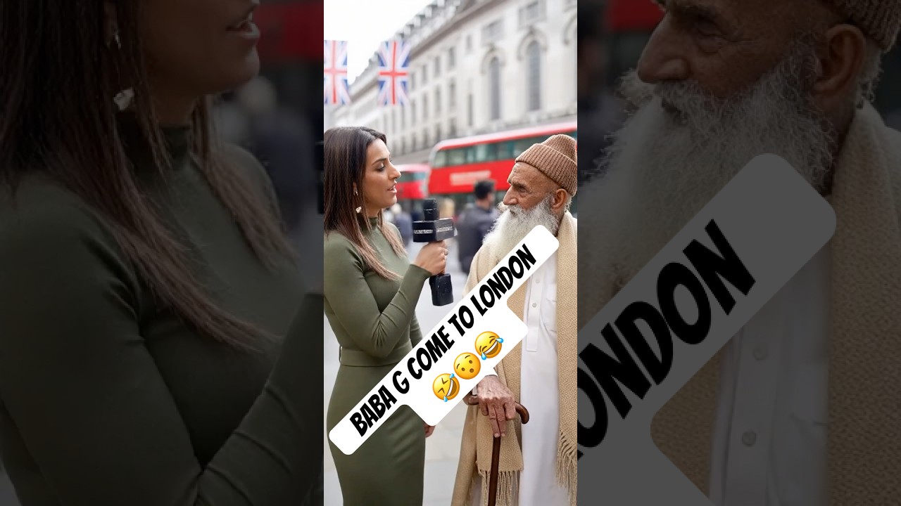 Baba g pakistan se london agaye🤣😂