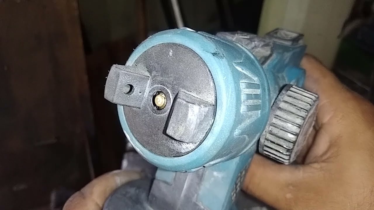 pistola de pintura elétrica não está saindo tinta veja no vídeo