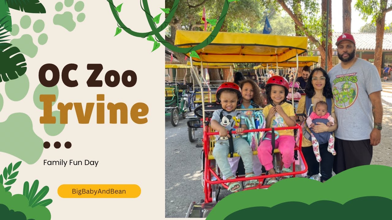 OC Zoo | Orange, CA | We Explore Irvine Regional Park | Zoo Bike Rentals Playground And More!