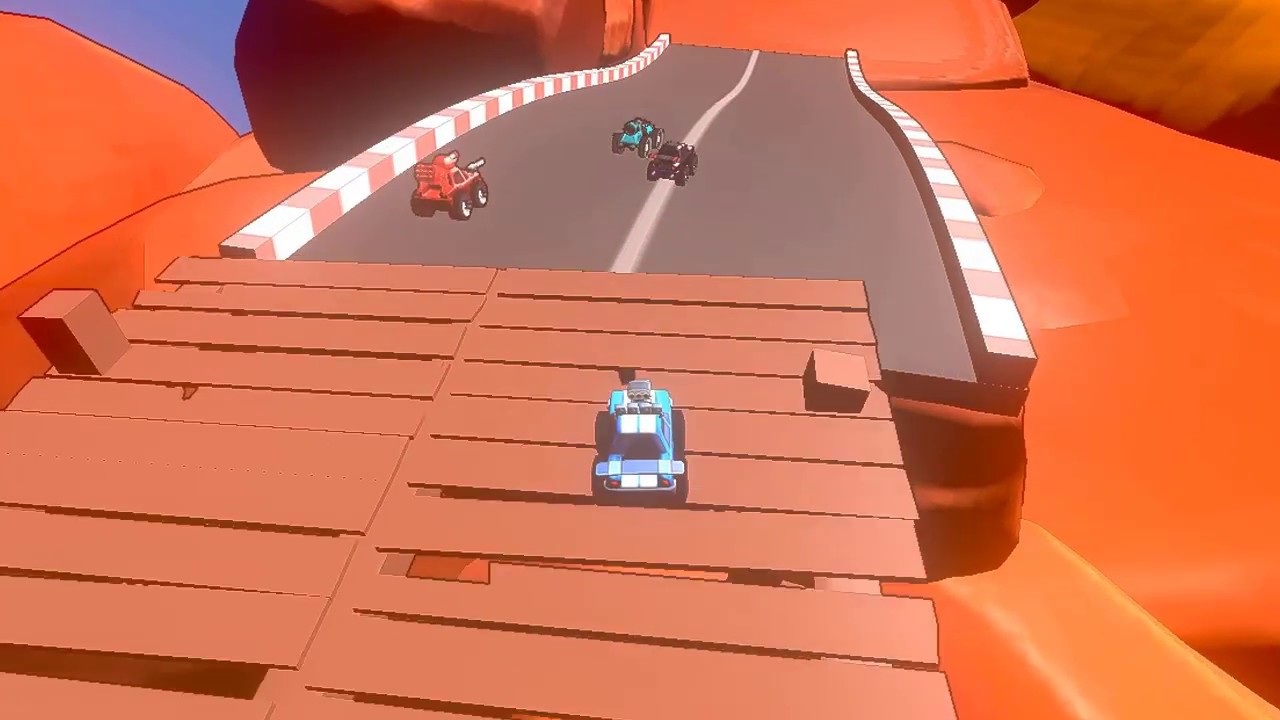 Cartoon Car Stunt Race