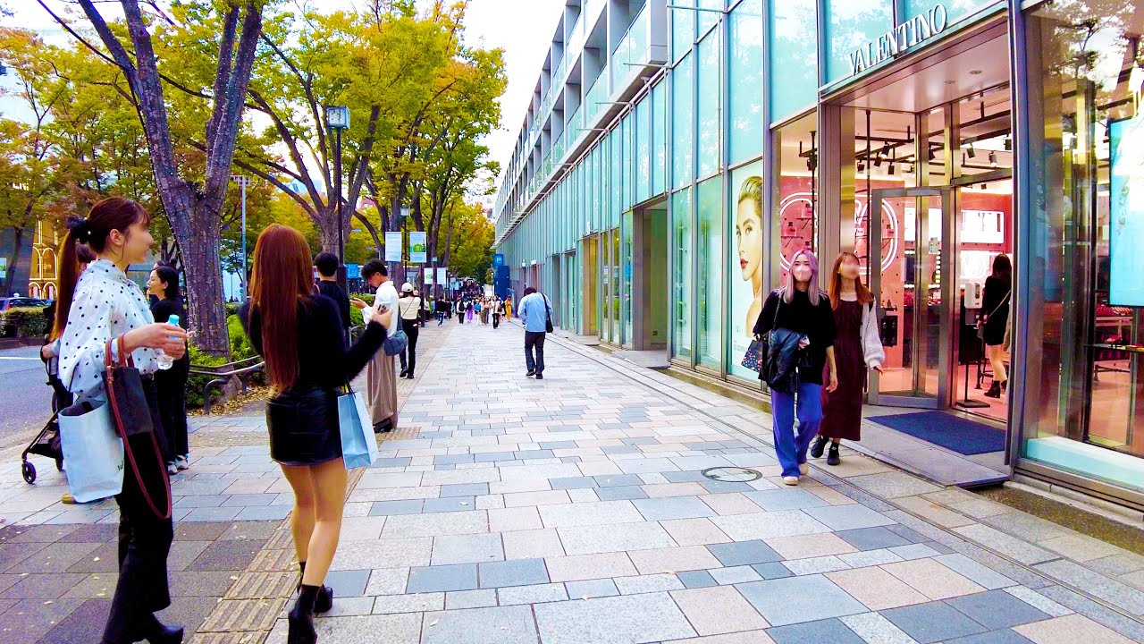 Omotesando in Tokyo 🐶🍻 Fashionable and popular spot ♪💖4K ASMR Nonstop 1 hour 01 minutes