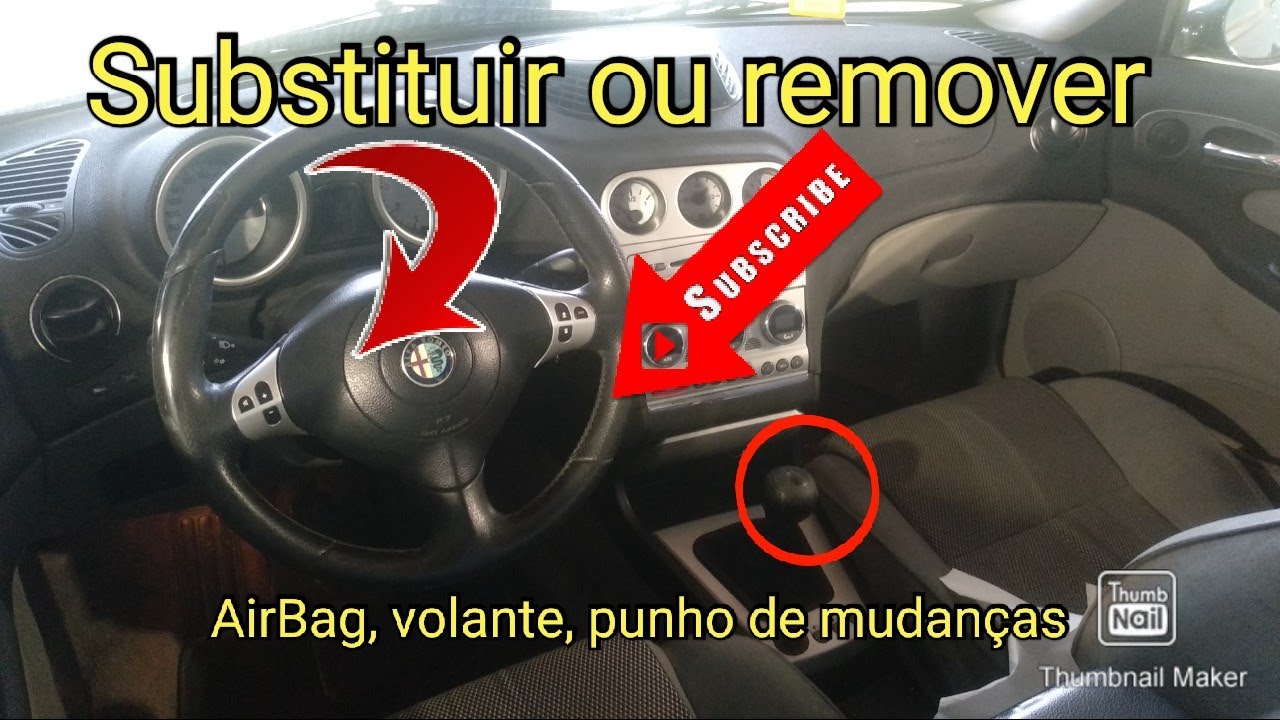 Como desmontar Volante, Airbag, Comandos e Punho de mudanças. Restauro de Volante.