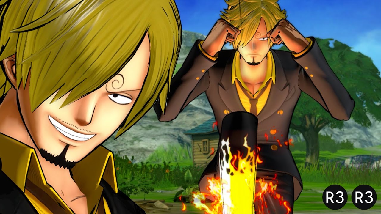One Piece Burning Blood - Sanji Complete Moveset