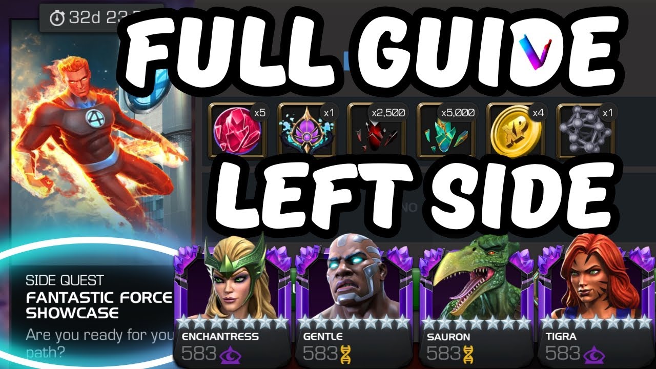 Гайд и прохождение AW Fantastic Force: Левая сторона, без предметов &mdash; MCoC