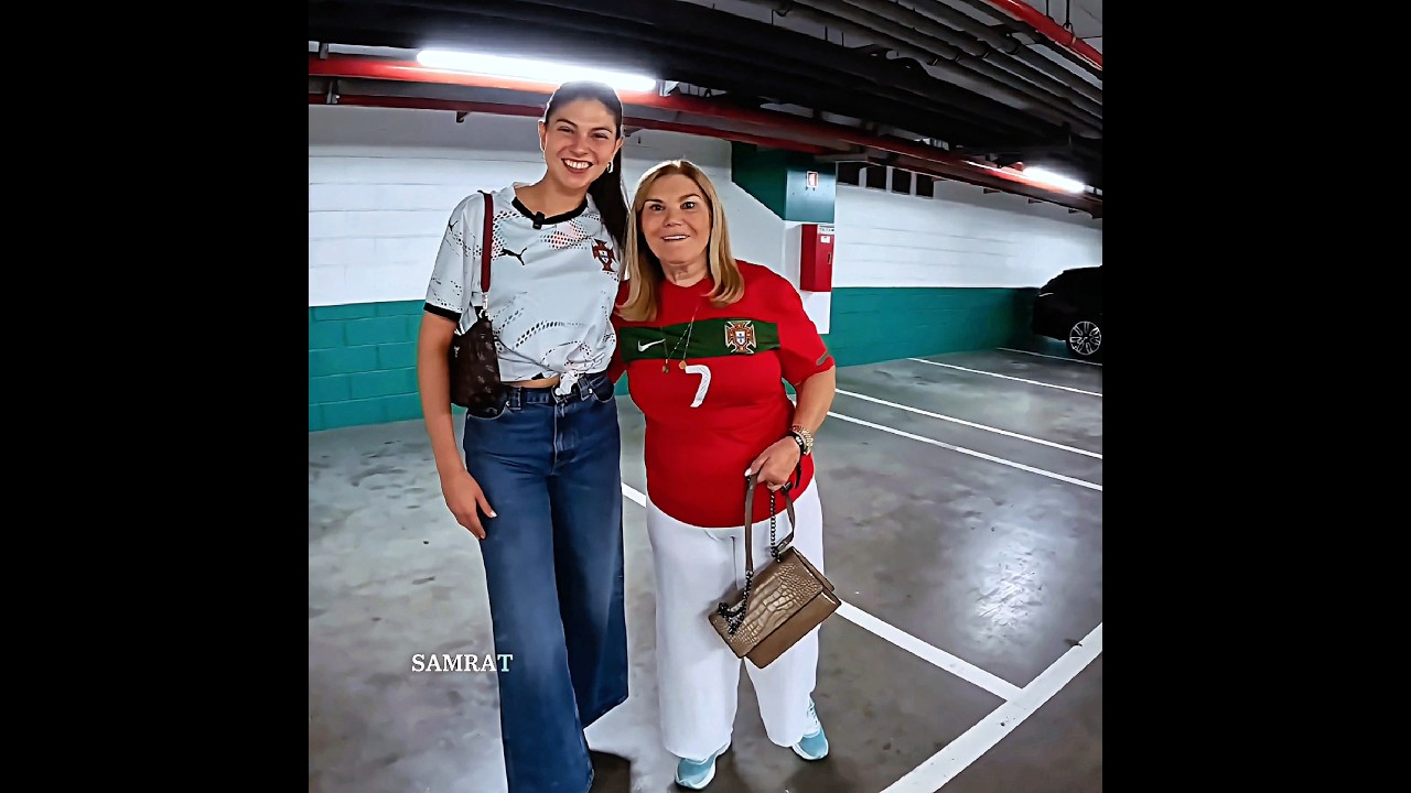 Celine has met all of Ronaldo's family members ❤️&zwj;🩹