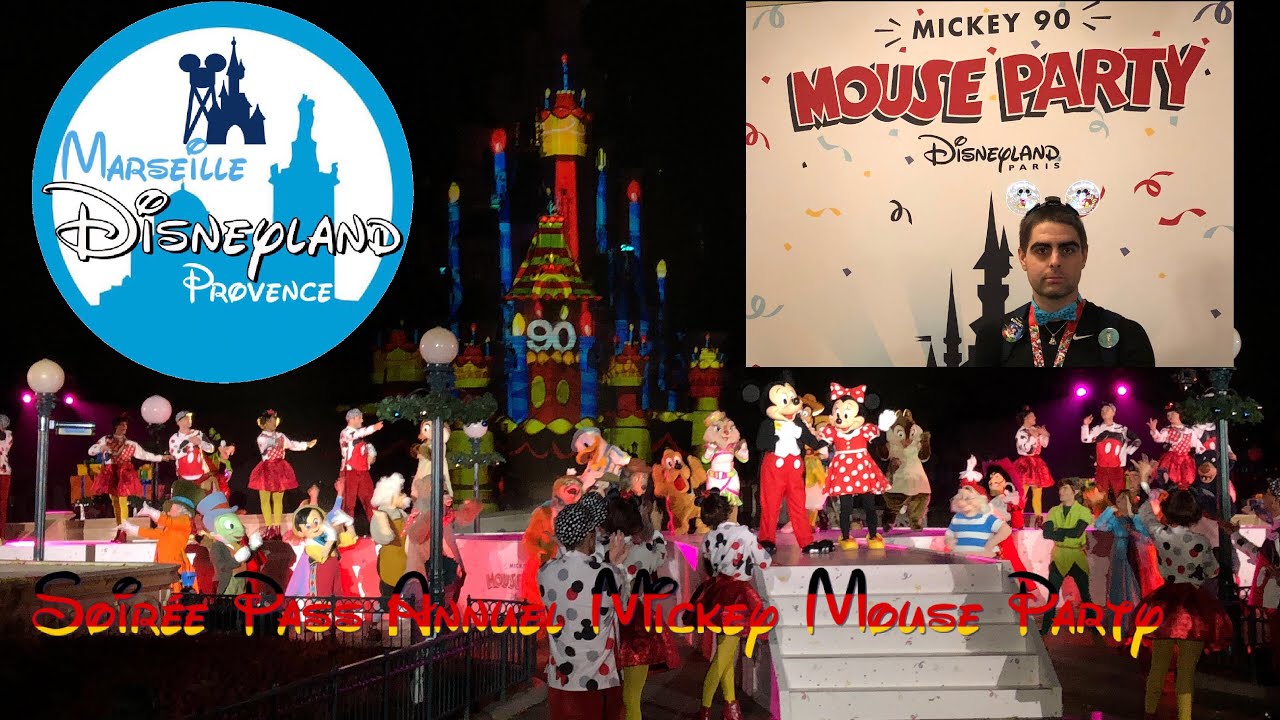Soirée Pass Annuel Mickey Mouse Party 90 à Disneyland Paris