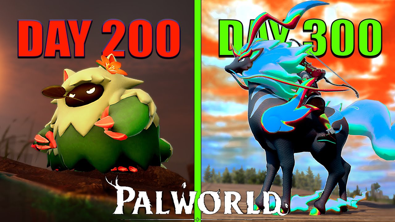 i Played Palworld For 300 Days In PALWORLD - Pokemon game 2024 | catch all the legendary pals Part-3