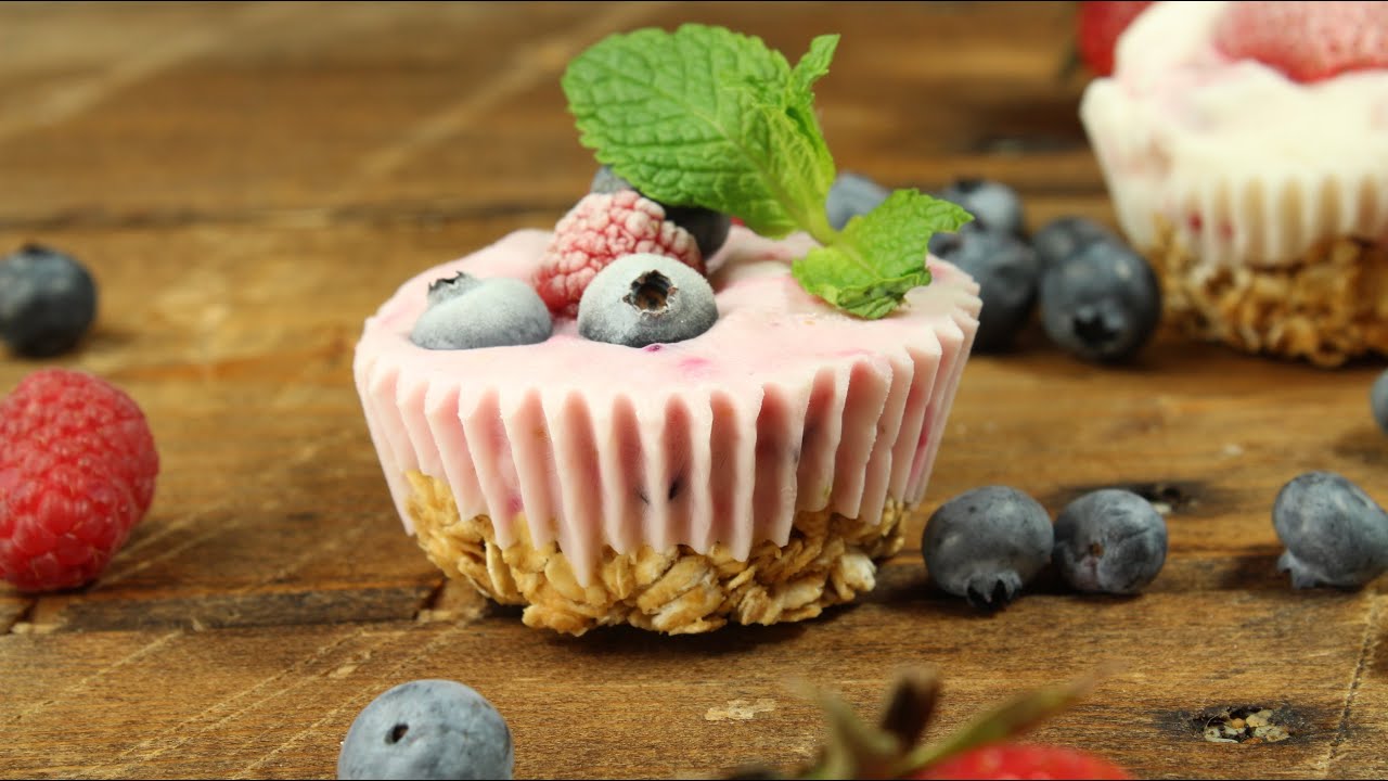 Healthy Recipe - Frozen Yogurt Cupcakes