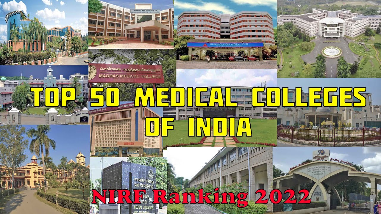 Top 50 Indian Medical Colleges in 2022 | NIRF 2022 Ranking | Bodmas Education