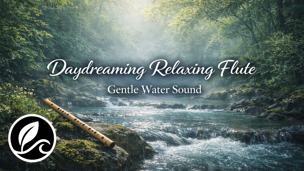 Daydreaming Relaxing Flute 🌿 Gentle Water Sounds for Deep Calm & Stress Relief
