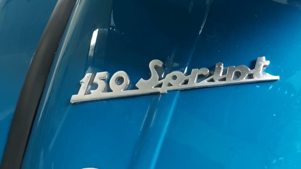 Vespa Sprint Latin 1970 Peacock Blue Fresh From the Oven 👍