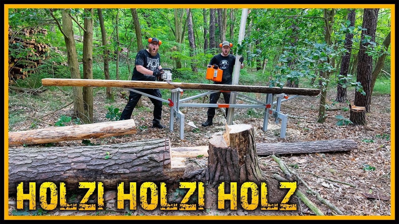 F*ck auf die Holzpreise - Wir machen eigene Balken! - Sägewerk Forstarbeiten Outdoor