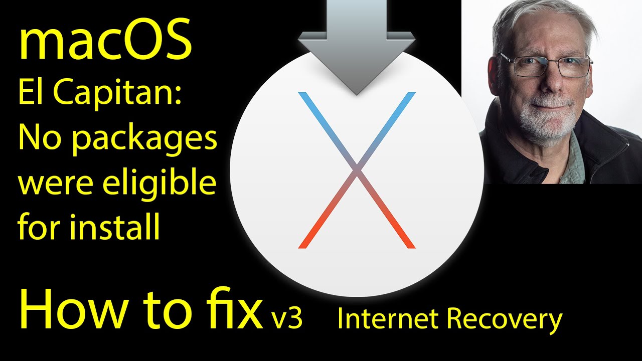 macOS El Capitan: Не удалось установить ни один пакет. Как это исправить? Восстановление через Ин...