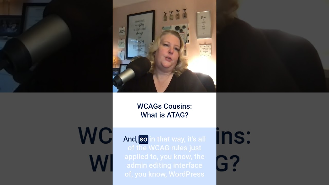 WCAGs Cousins: What is ATAG? #a11y #webaccessibility #shorts