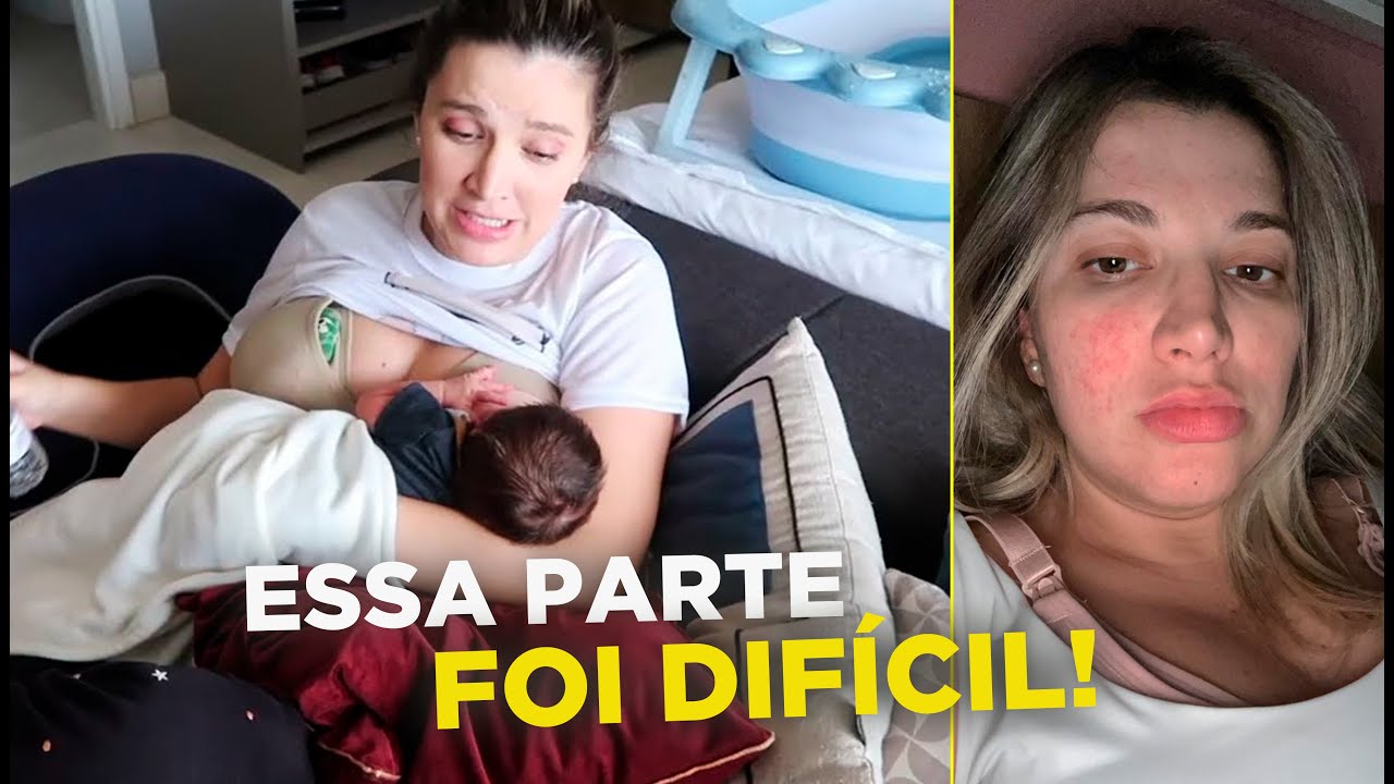 LEVANDO O BEBÊ PRA CASA + PROBLEMAS COM A AMAMENTAÇÃO + CRISE ALERGICA | GABY GARCIIA