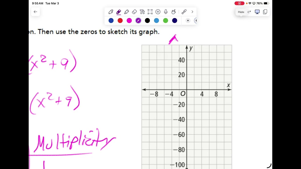 3,3 Accel A2 Fundamental Theorem of Algebra and multiplicity