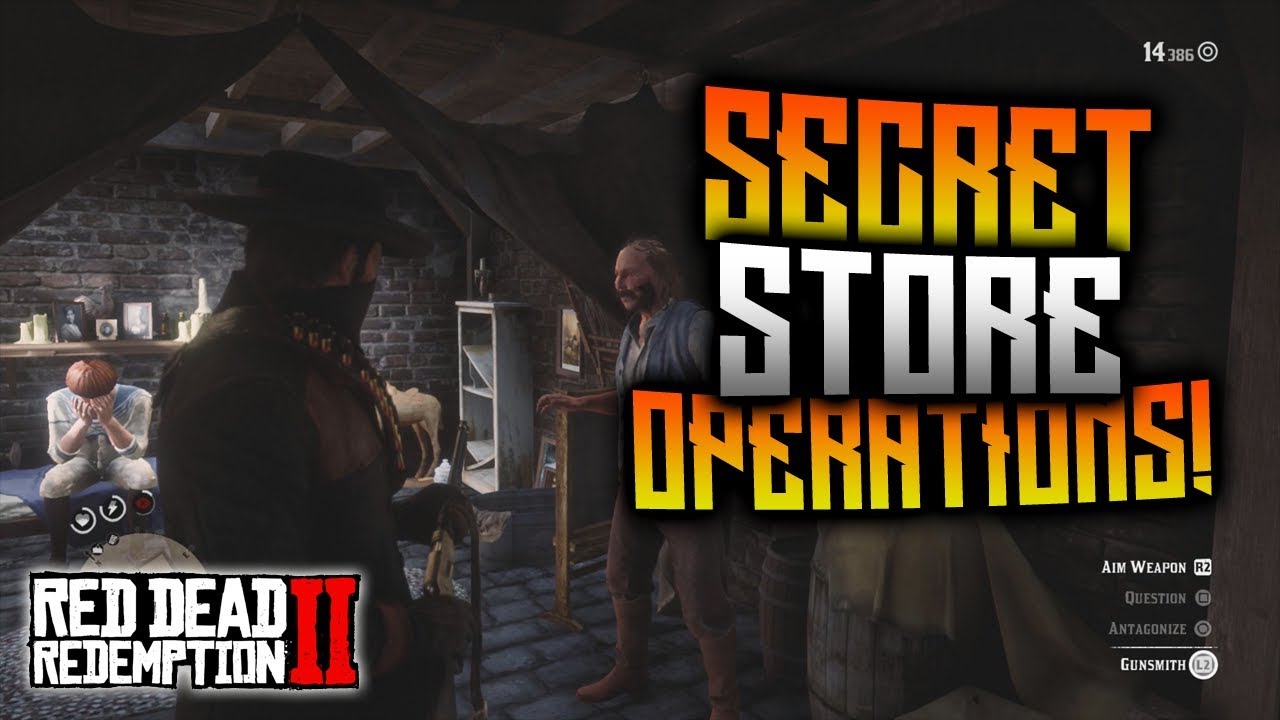 Red Dead Redemption 2 - 4 SECRET Store Operations! With Rewards
