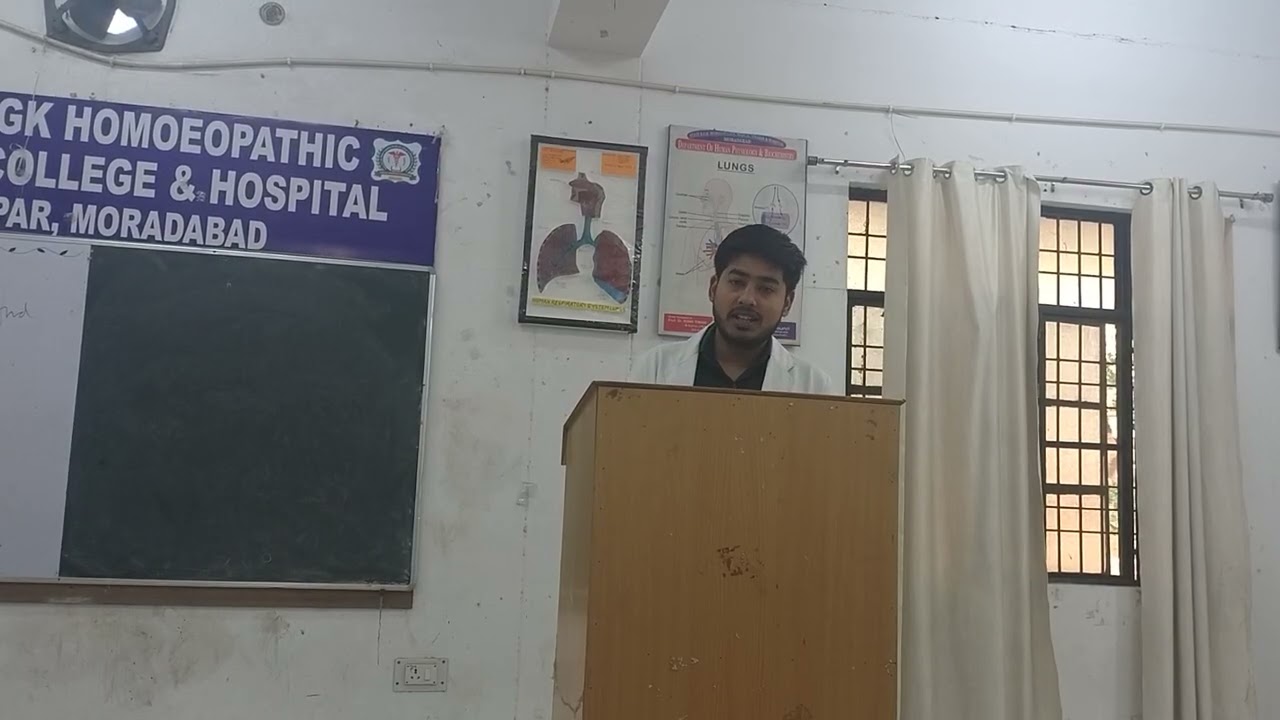 Case Presentation by Dr. Prince Chauhan 🩺✨ #bhms #medicos #internshipdiaries #kgkhmc 