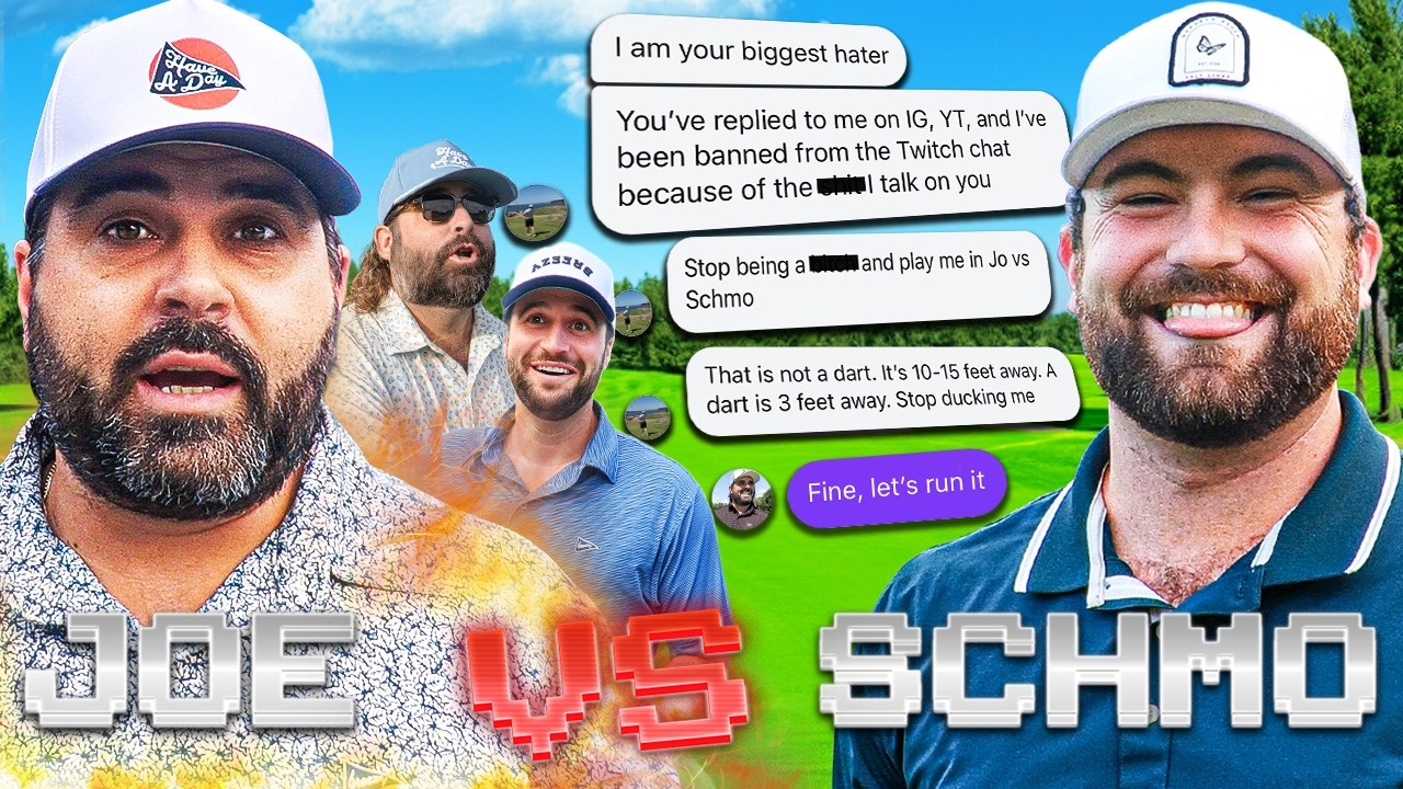 He Challenged His Biggest Hater To A Golf Match (INTENSE)