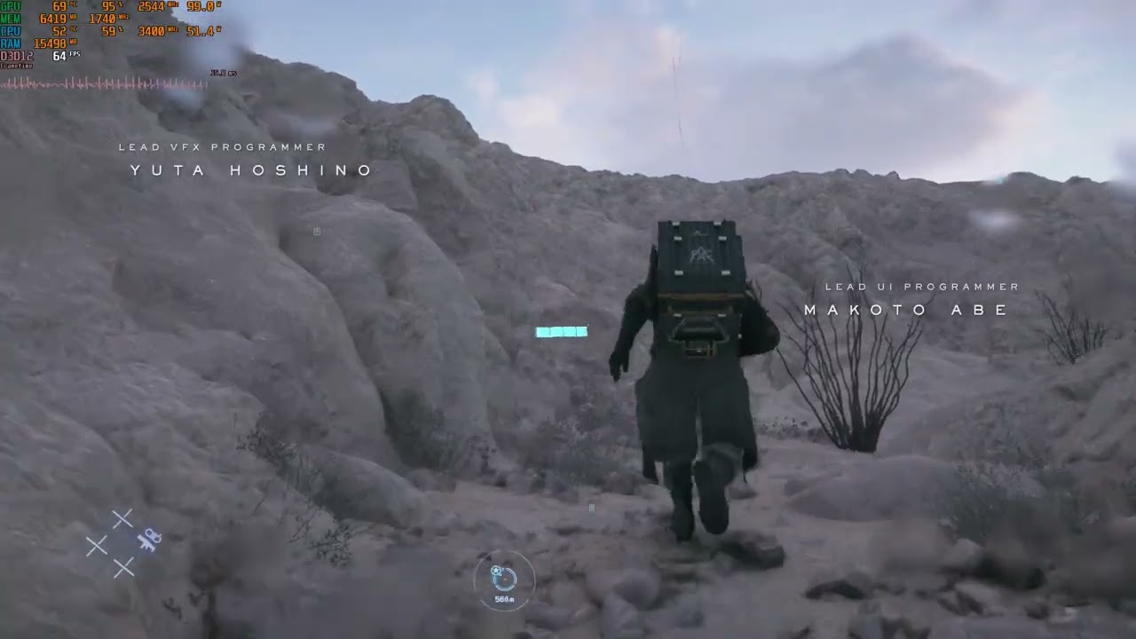 Death Stranding 2: On the Beach_ RX6600[8gb] - R7 5700X - 32GB RAM