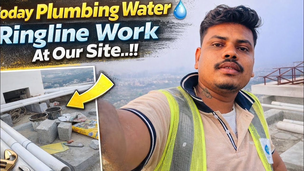 Our Site Plumbing Work 👍#minivlog #dailyvlog #odiyavlog #SANTOSHWORKLIFE#viralvlogs #trending 
