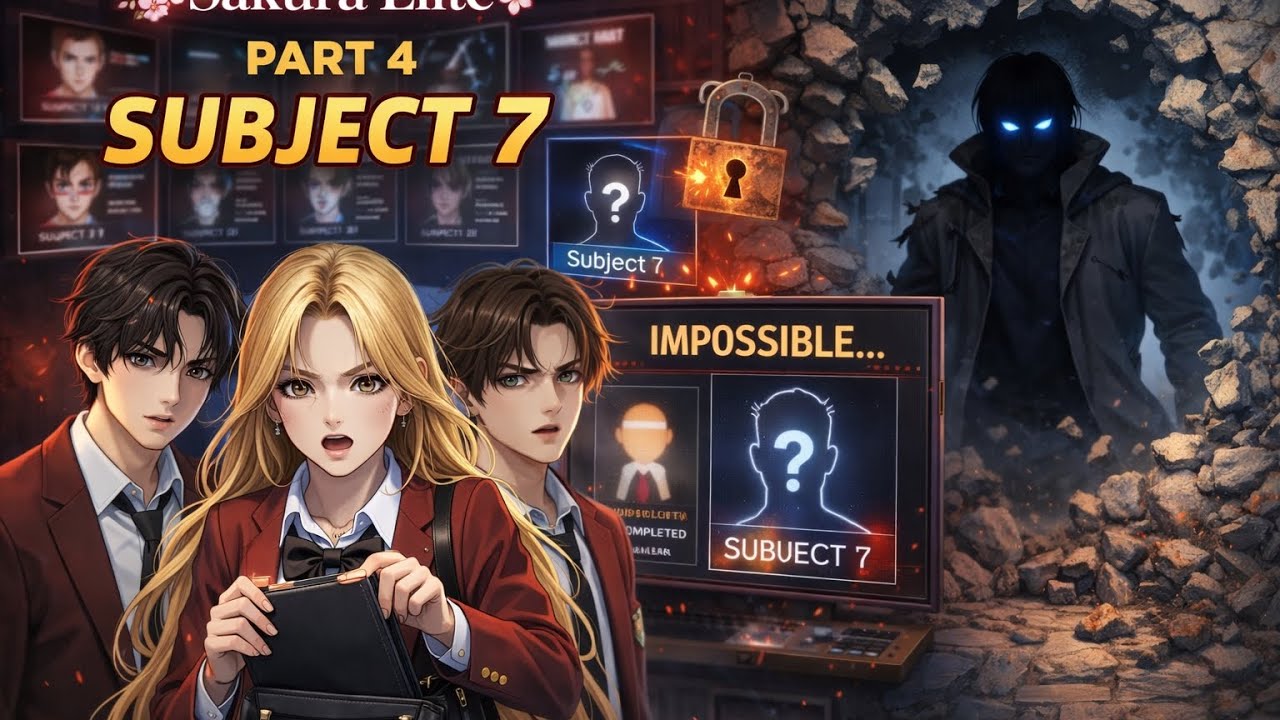 🌸 Sakura Elite – Part 4 | Subject 7बेसमेंट के अंधेरे में छुपा है Project Elite का सबसे बड़ा राज।