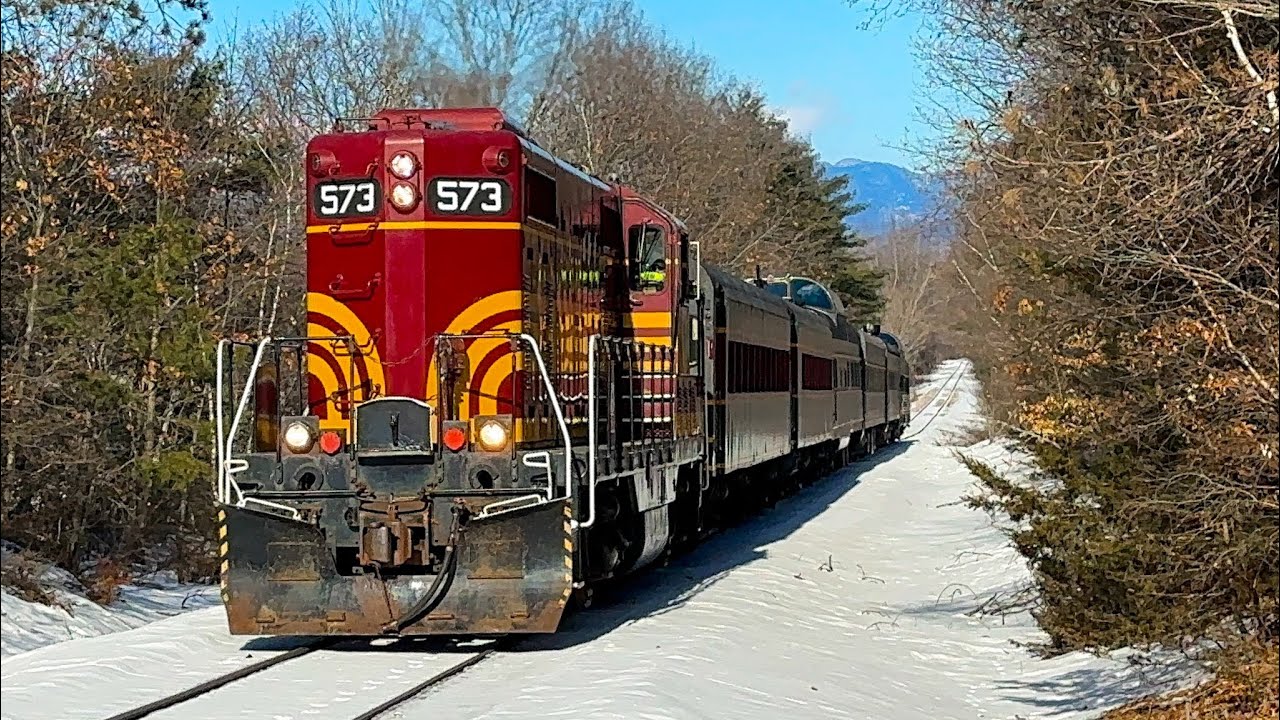 Snow Trains on the Conway Scenic Railroad 2025