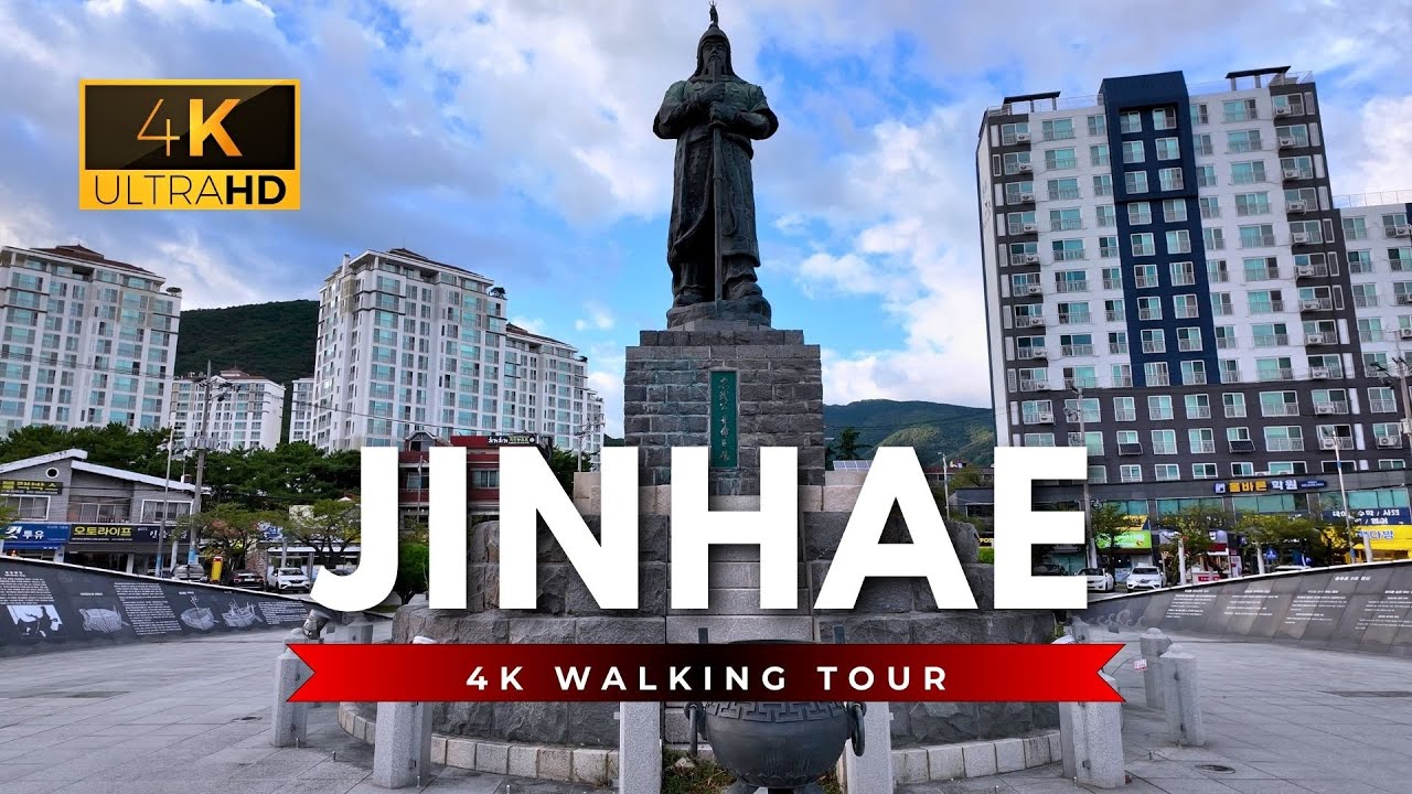 4K Jinhae Walking Tour | Changwon | South Korea