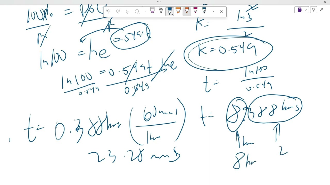 DIFFERENTIAL EQUATION: GROWTH AND DECAY