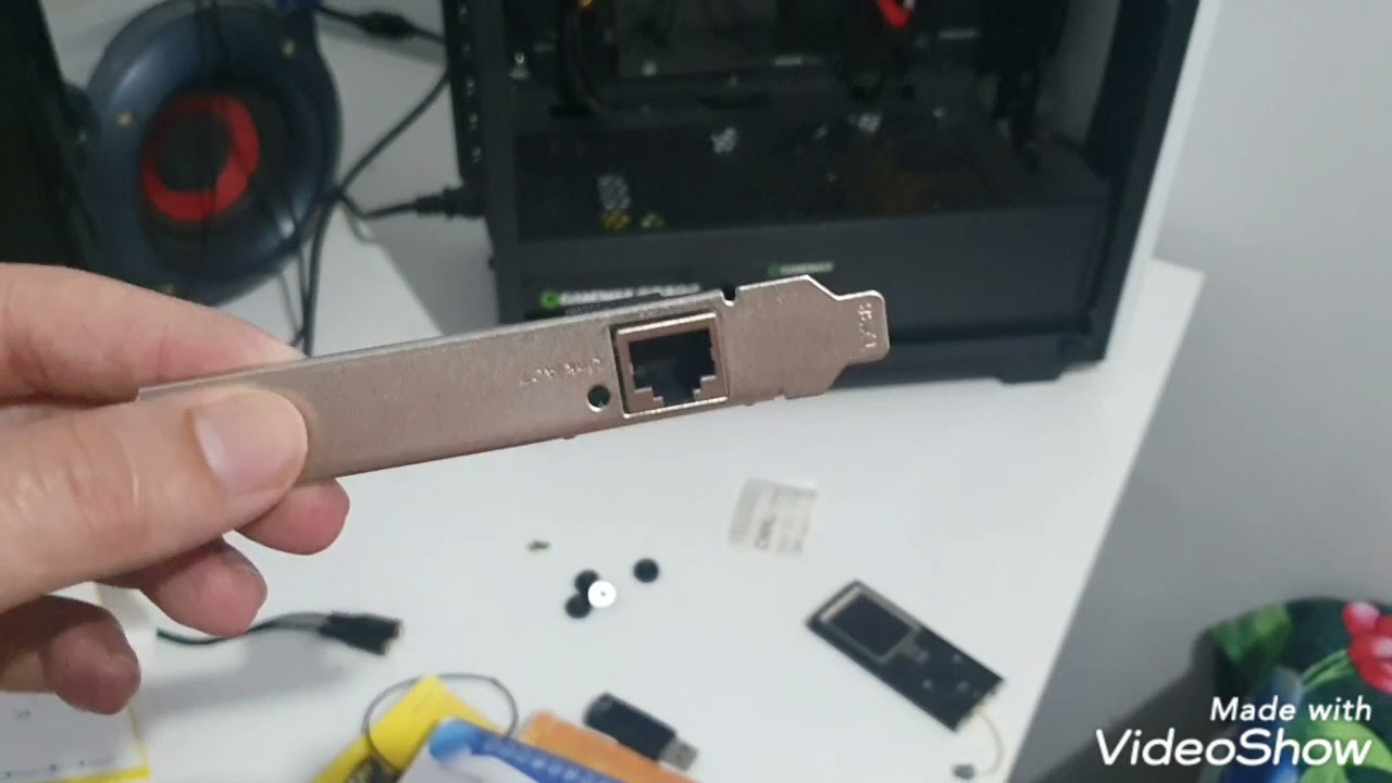 como instalar placa de rede em seu PC.