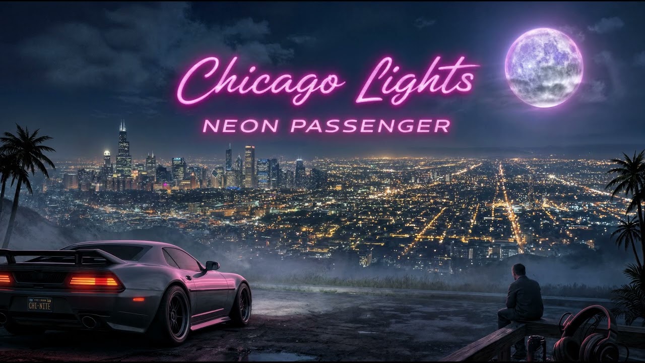 Chicago Lights 🌙 Synthwave Night Drive Compilation | Neon Passenger