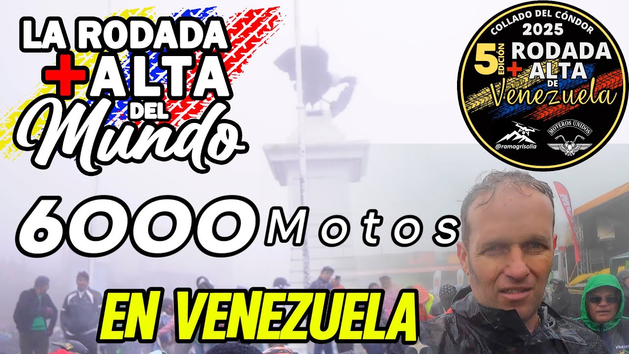 5ta Rodada más Alta de Venezuela y el Mundo. Collado del Cóndor - Pico El Águila. Mérida, Venezuela.