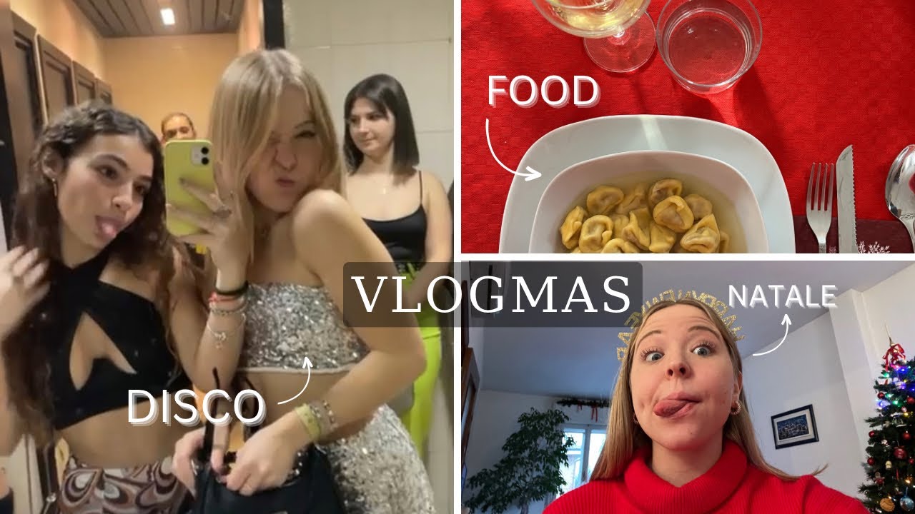 SERATA TECNO, BISCOTTI DELLE VIGILIA E PRANZO DI NATALE - vlogmas || FC