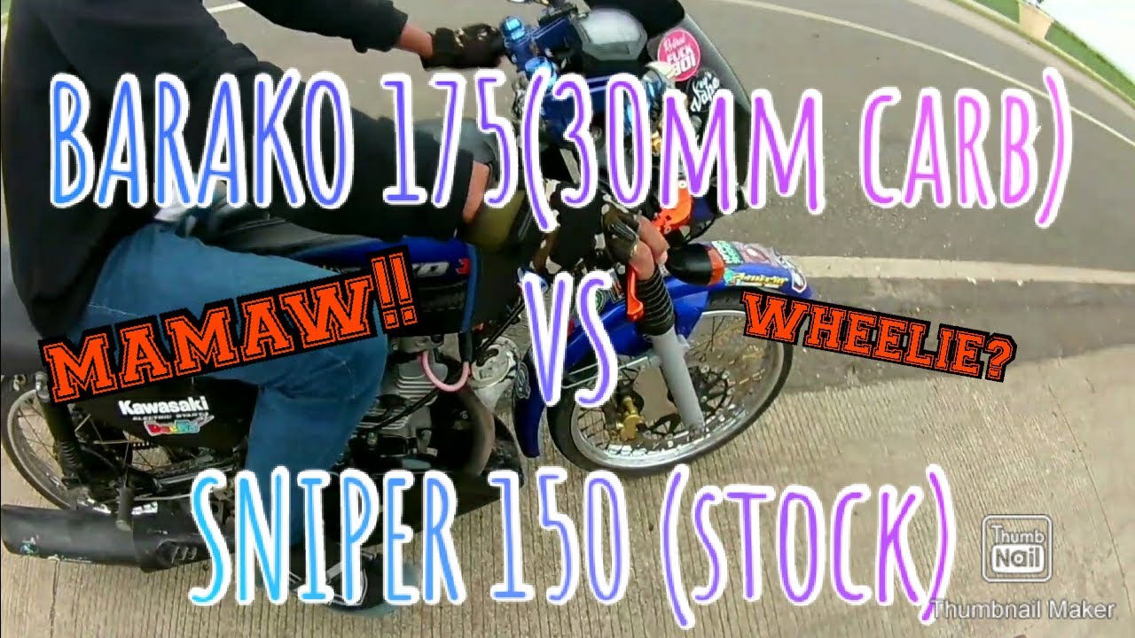 BARAKO 175 VS SNIPER 150 | WHEELIE | AOM