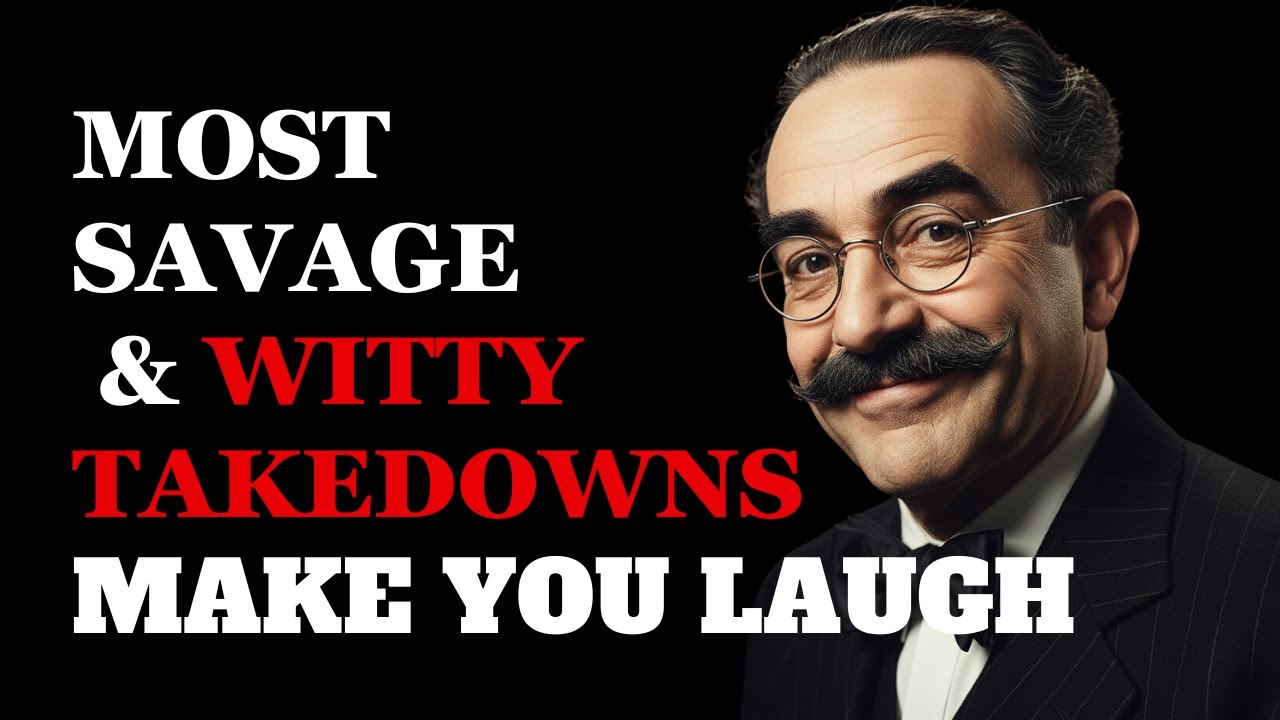 Groucho Marx's Most Savage & Witty Takedowns (That Are Still Genius Today) | Fabulous Quotes